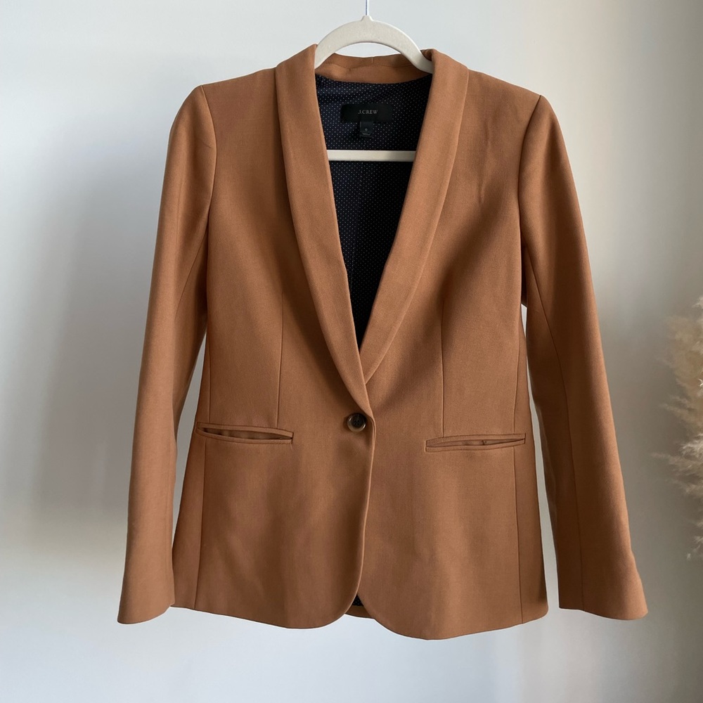 Camel J.Crew Blazer